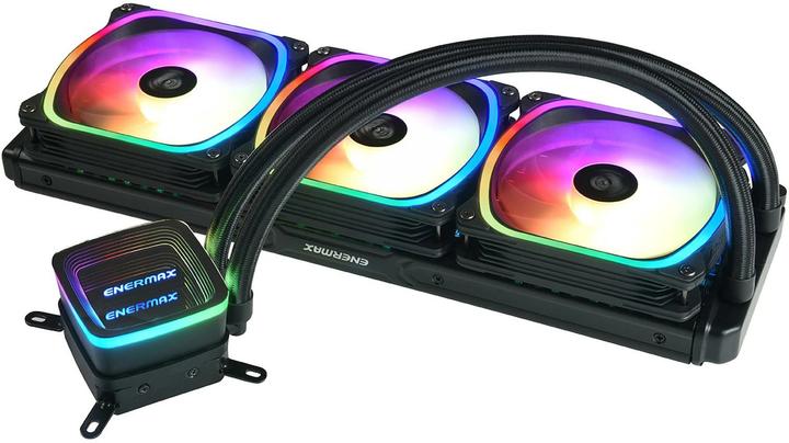 Immagine prodotto Enermax AQUAFUSION ADV ARGB 360 AIO CPU raffreddamento ad acqua Intel LGA1700 AM5 Ready 350W+ TDP 3x 120mm