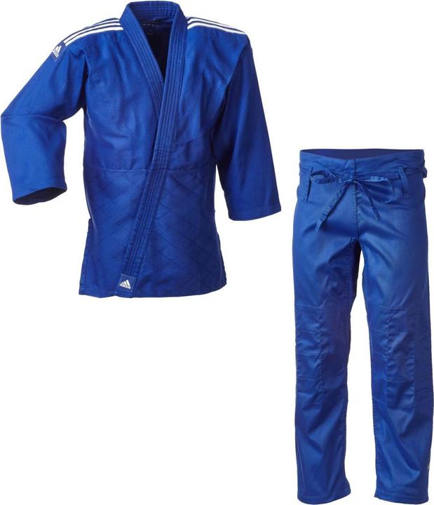 Produktbild adidas Judo-Anzug "Club" blau/weisse Streifen, J350B (140)