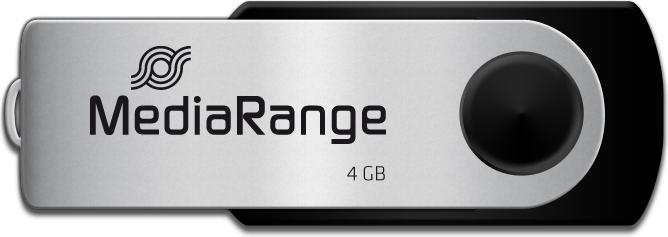 Produktbild MediaRange Flash Drive (4 GB, USB-A)