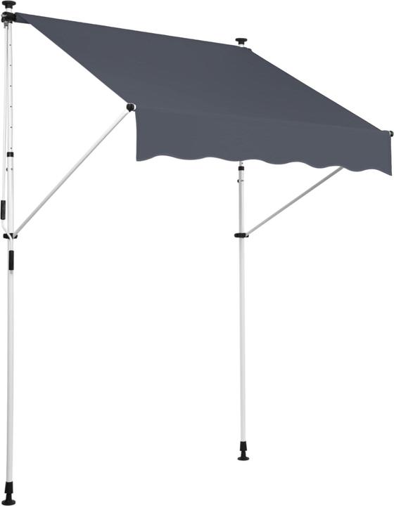Immagine prodotto CLP Tenda a pinza Westerly 350x120 cm, antracite (3.50 m)