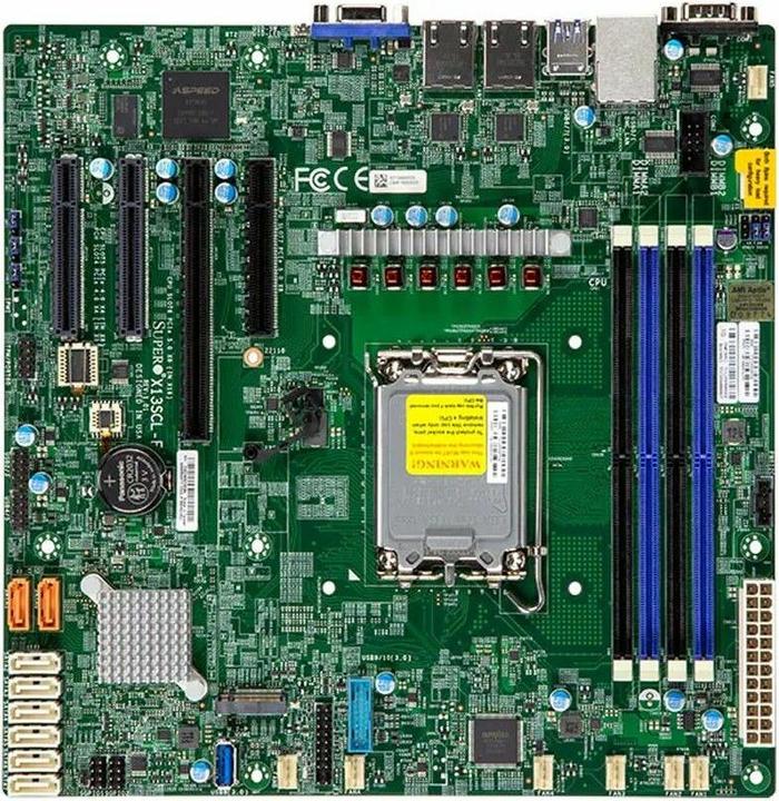 Supermicro Motherboard X13SCL-F (retail pack) (LGA 1700, mATX)