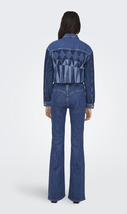 Image du produit Only Jeans taille moyenne évasé Pantalon à pattes d'éléphant (27)