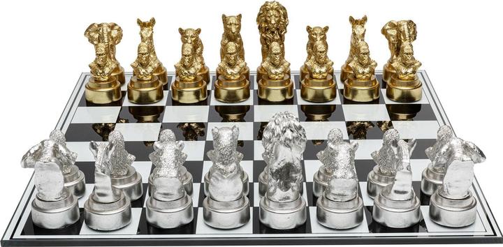 Image du produit Kare Design Deko Objekt Chess Animals 60x60cm