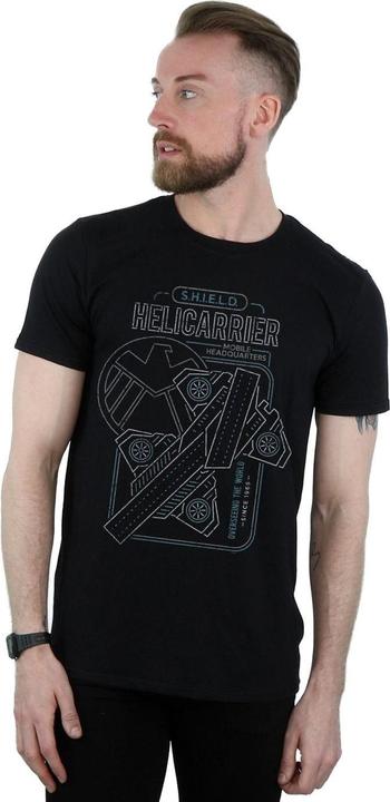 Immagine prodotto S.H.I.E.L.D. Helicarrier Mobile HQ Maglietta Uomo (4XL)