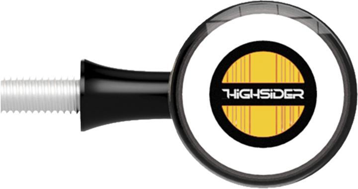 Immagine prodotto Highsider Indicatore di direzione/posizione a LED ROCKET BULLET vetro colorato nero