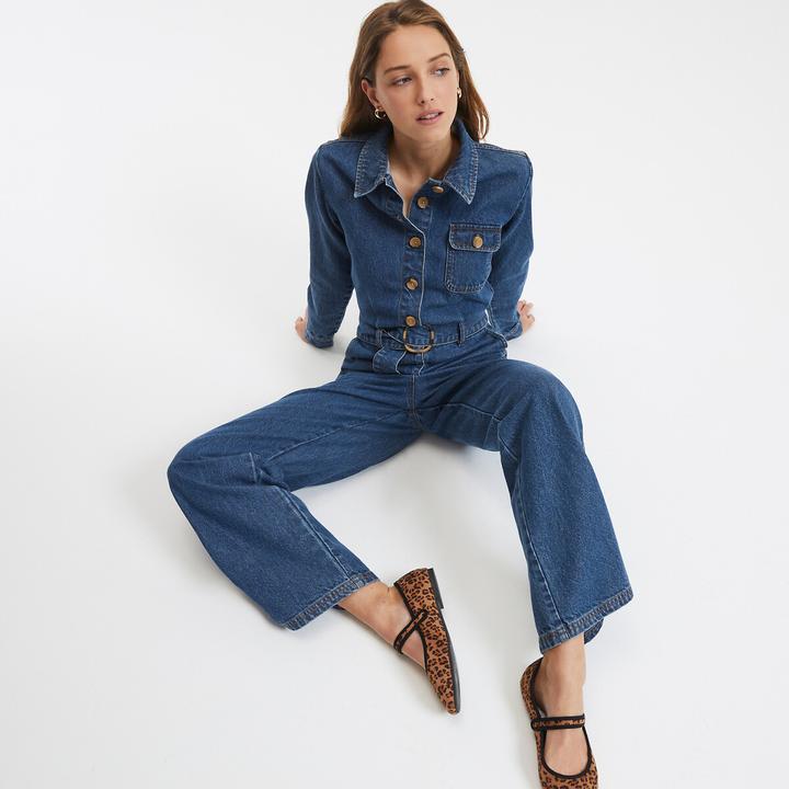 Produktbild La Redoute Collections Jumpsuit aus Denim Signature CORALIE (44)