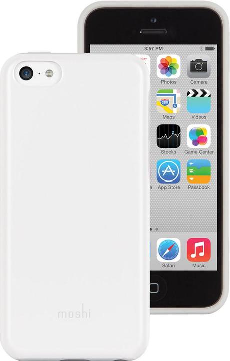 Moshi iGlaze Remix Hülle für iPhone 5C Porcelain White (Apple iPhone 5c)