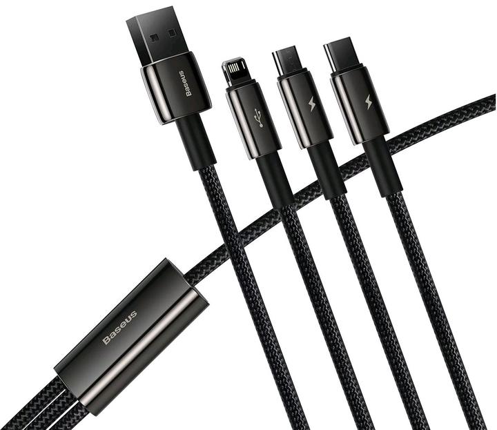 Produktbild Baseus USB A – USB C, Lightning, USB Micro B (1.50 m, USB 2.0)