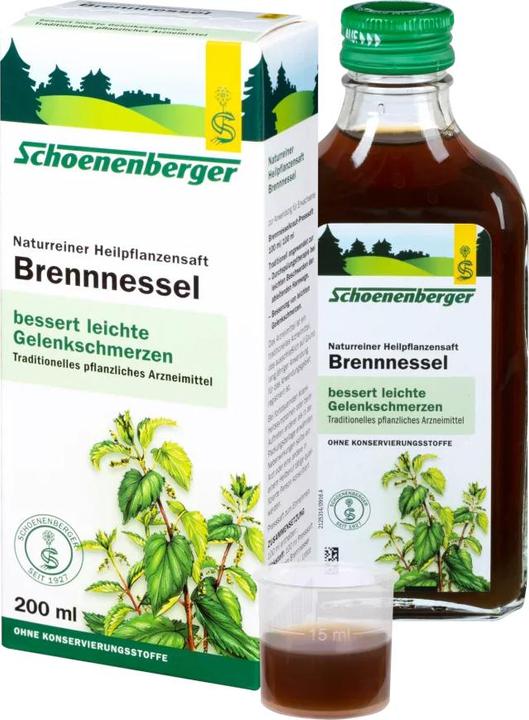 Actual product image Schönenberger Nettle medicinal plant juice juice