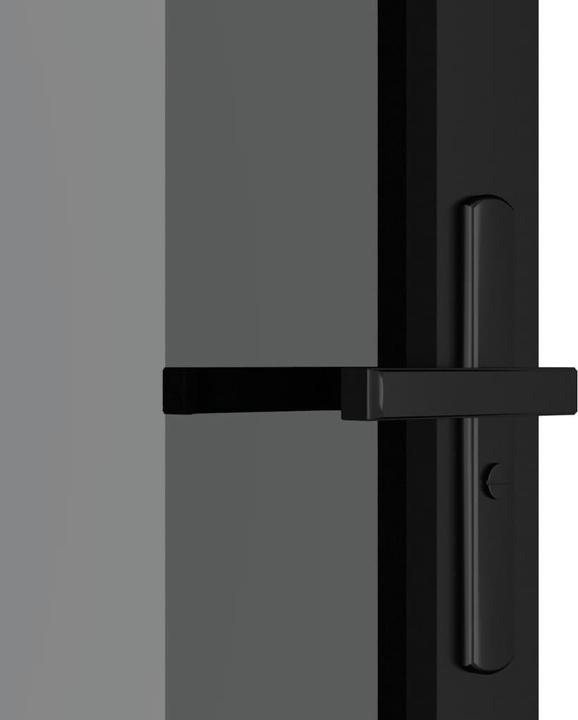 Produktbild Diverse Hardware Innentür 83x201,5 cm Schwarz ESG-Glas und Aluminium