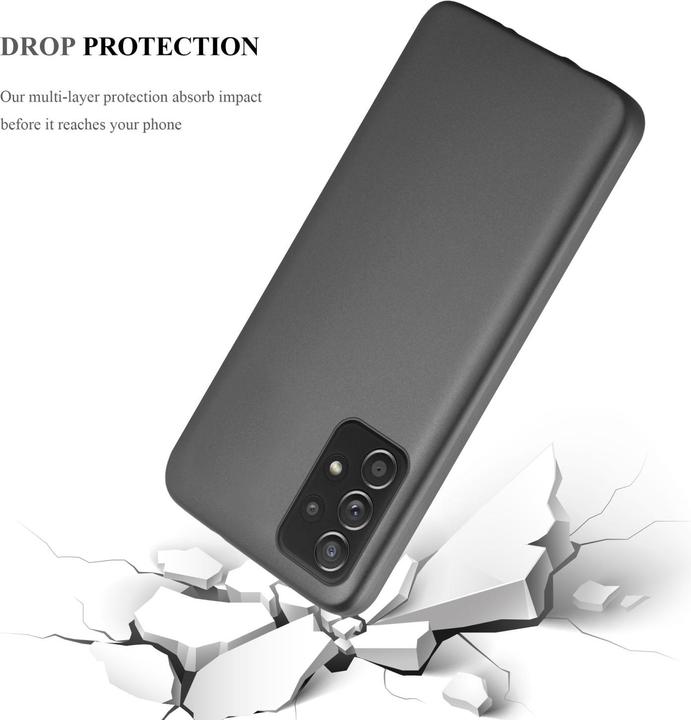 Actual product image Cadorabo TPU Matt Metallic Sleeve (Samsung Galaxy A52, Samsung Galaxy A52 5G, Samsung Galaxy A52s 5G)