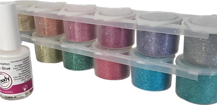 Immagine prodotto Ybody Set di mani libere con tatuaggi glitterati