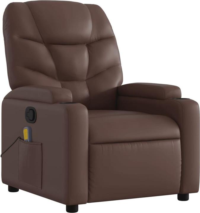 Produktbild VidaXL Massagesessel Braun Kunstleder,Farbe: Braun,Material