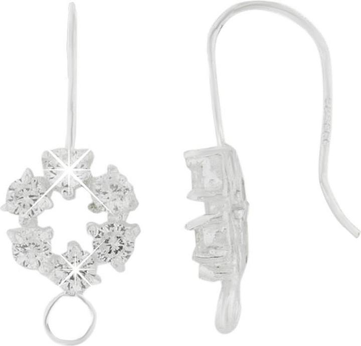 Leyda Fischhaken Brisur mit Zirkonia