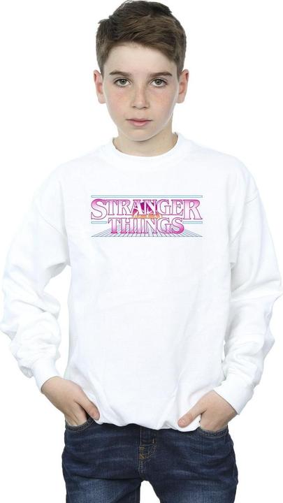 Produktbild Netflix Stranger Things Retro Title Sweatshirt Jungen (140, 146)