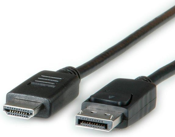 Actual product image Roline DisplayPort — HDMI (Typ A) (1 m, DisplayPort, HDMI)