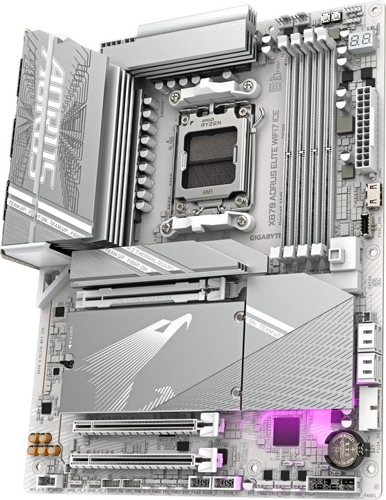 Actual product image Gigabyte X870 AORUS ELITE WIFI7 ICE (AM5, AMD X870, ATX)