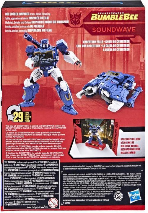 Immagine prodotto Transformers Studio Series Voyager - Soundwave