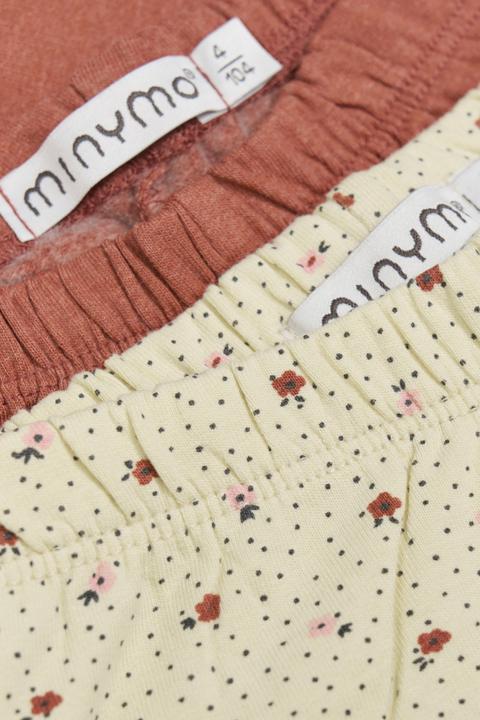 Immagine prodotto Minymo Leggings felpati per bambini con AOP (confezione da 2) (152)