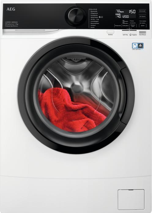 Actual product image AEG LSR6F75470 Washing machine Slim 7 kg, depth 49cm, 6000 series 914343153 (7 kg, Left)
