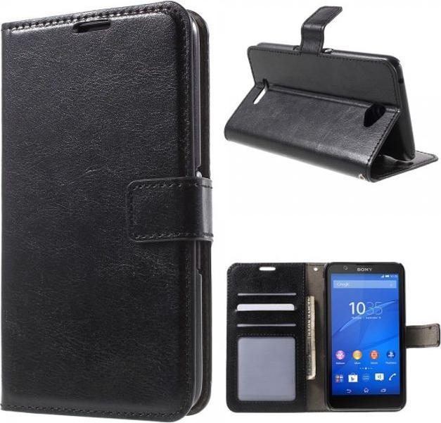 MU Classic Crazy Horse Leder Cover (Sony Xperia E4, Sony Xperia E4 Dual)