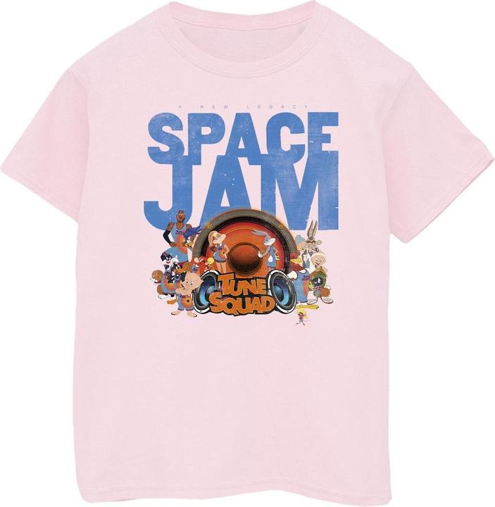 Actual product image Space Jam Girls Tune Squad Cotton T-Shirt (140, 146)