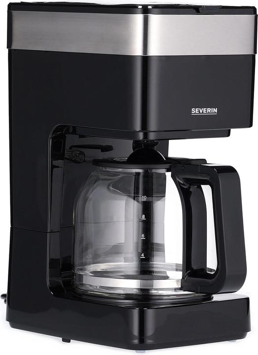 Immagine prodotto Severin KA9263 Caffettiera a filtro in vetro nero / acciaio inox spazzolato