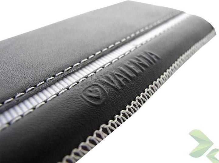 Actual product image Valenta Valencia Pocket Stripe Valencia - Redhead Samsung Galaxy S4/s Iii, Htc One and more (Black) (Blackberry Q10, Nokia Lumia 925, Nokia Lumia 900, Alcatel One Touch Fire, Acer Liquid S1, Samsung Galaxy Nexus, Samsung Galaxy S4, Huawei Ascend G510, Blackberry Z10, Optimus 4X HD, Sony Xperia T, Samsung Galaxy Core 2, Sony Xperia Z, Samsung Galaxy S III)