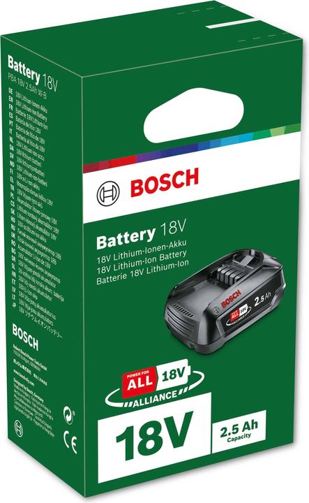 Image du produit Bosch Home & Garden Batterie PBA 18V lithium-ion (18 V)