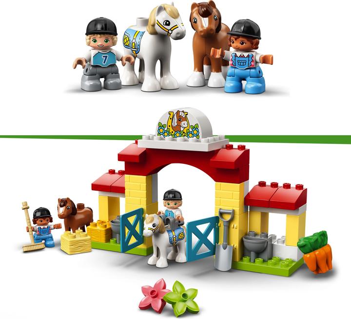 Produktbild LEGO Pferdestall und Ponypflege (10951)