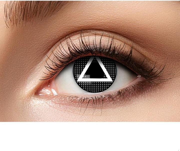 Produktbild Eyecatcher Kontaktlinsen Killing Game (Weiss, Schwarz)