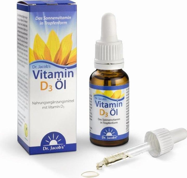 Image du produit Dr. Jacob's Huile de vitamine D3 (1 pièce(s), Gouttes, 70 g)