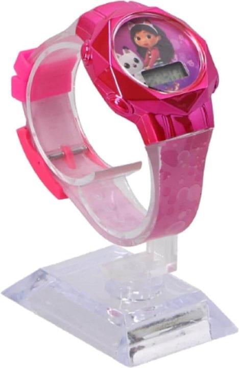 Actual product image Accutime Gabby's Dollhouse wristwatch set with accessories, children's LCD watch with digital display, bli (Digital watch)