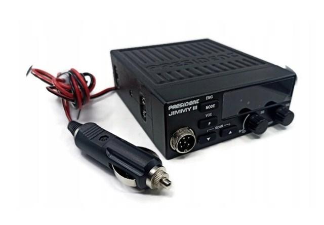 Actual product image President Jimmy III AM/FM CB radio Black