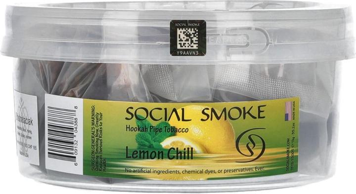Produktbild Social Smoke Lemon Chill 1kg (Zitrone, 1000 g)