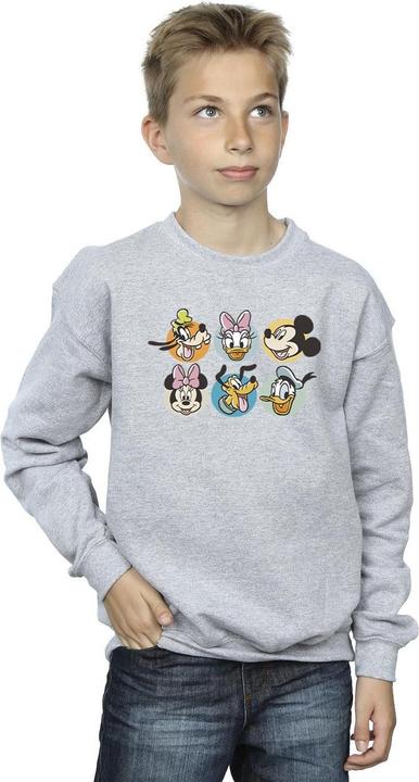Produktbild Disney Mickey Mouse And Friends Faces Sweatshirt Jungen (140, 146)