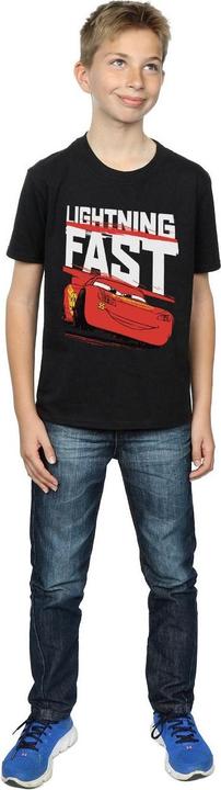 Actual product image Cars Boys Lightning Fast Cotton T-Shirt (128)