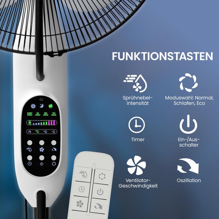Immagine prodotto Eloneo Standventilator mit Luftbefeuchtung