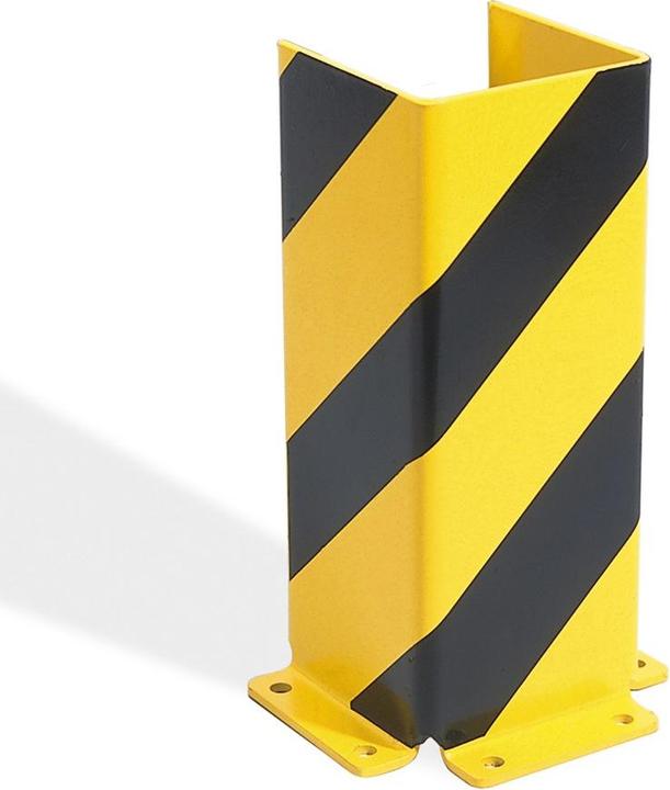 Moravia BLACK BULL Protection anti-collision U-PROFIL 400 Revêtement jaune avec bandes noires