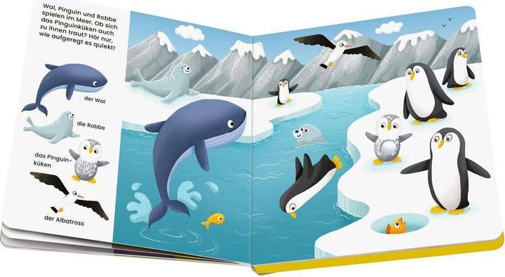 Actual product image Ravensburger Play+ My very first sound book: baby animals (German)