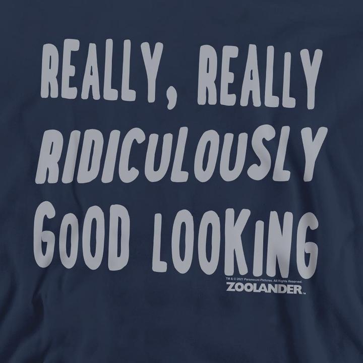 Actual product image Zoolander Unisex Adult Derek Sweatshirt (L)