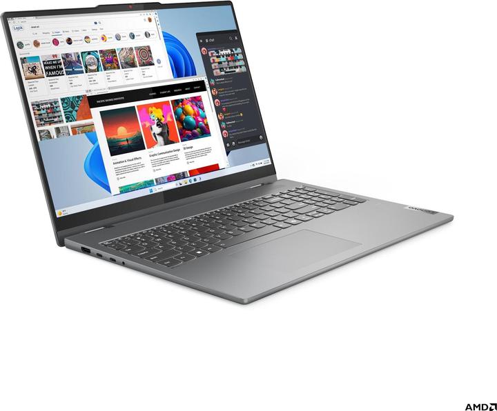 Image du produit Lenovo IdeaPad 5 2-in-1 (16", AMD Ryzen 7 8845HS, 16 Go, 1000 Go, DE)