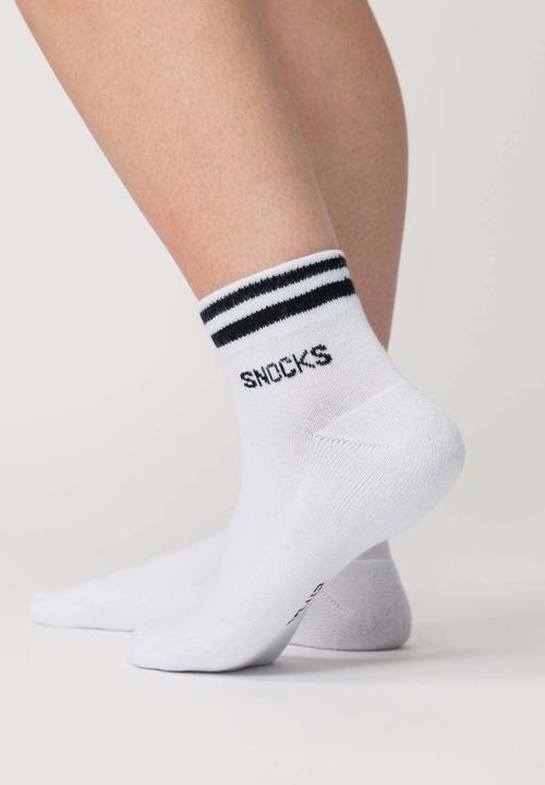 Produktbild Snocks Retro Sneaker Socken mit Streifen (4er Pack, 47 - 50)