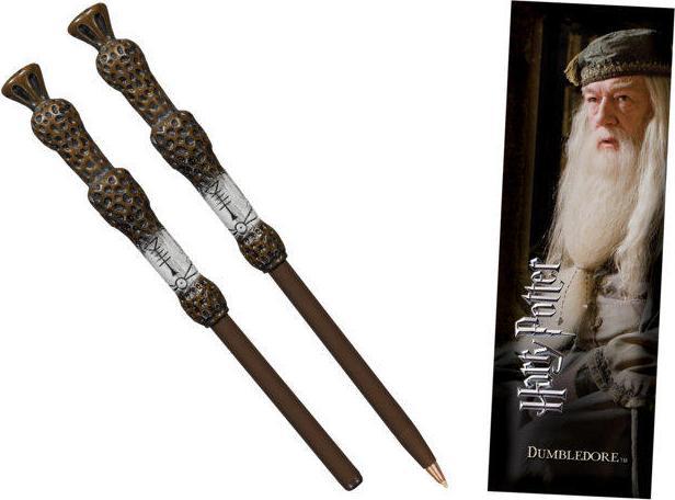 Produktbild Noble Collection Harry Potter Kugelschreiber Lesezeichen Dumbledore (Braun, 1 x)