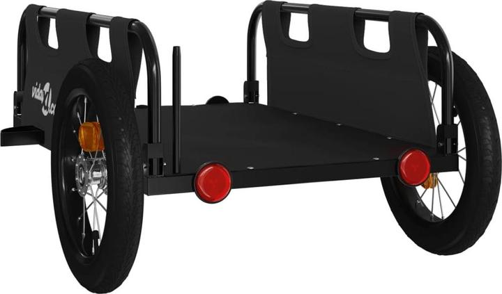 Actual product image VidaXL Fahrradanhänger Oxford-Gewebe und Eisen