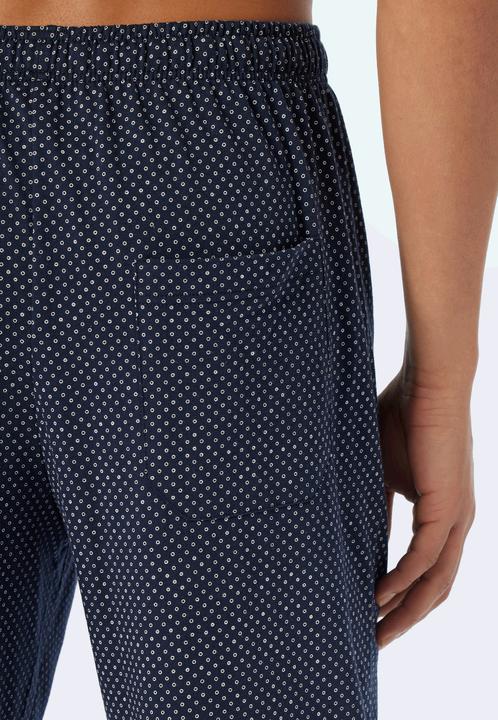 Produktbild Schiesser langer Pyjama Schlafanzug natürlich 100% Baumwolle | auch Übergrössen (XXL)