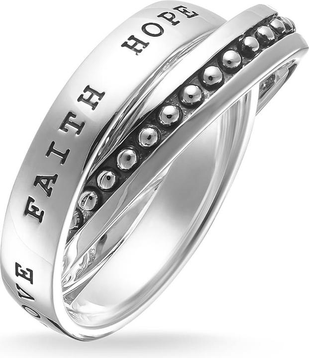 Immagine prodotto Thomas Sabo Anello multiplo di fede, amore, speranza (48, 925 Argento)