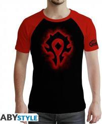 Actual product image ABYstyle WORLD OF WARCRAFT - Tshirt Horde man SS Red Black - premium (L)