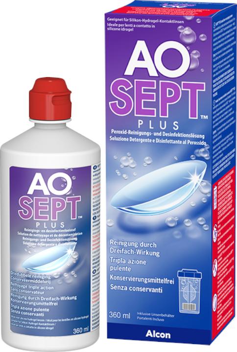 Produktbild AOSept Peroxid Reinigungs- und Desinfektionslösung, 360 ml (Peroxid-System, 360 ml)