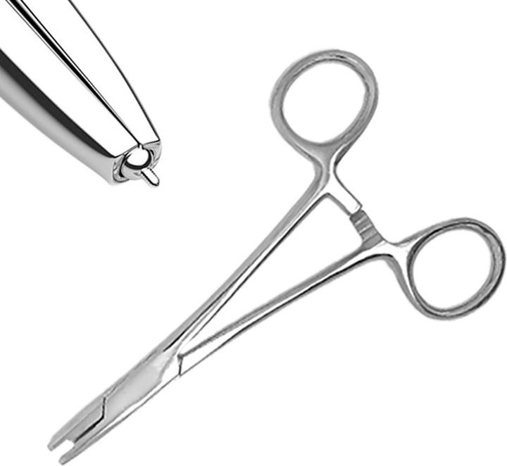Actual product image Star Piercing Dermal Anchor Forceps (Surgical steel 316L, without brass)